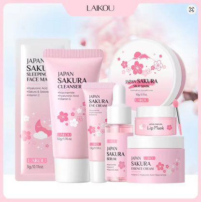 LAIKOU Japan Sakura Coffret complet 7 pièces