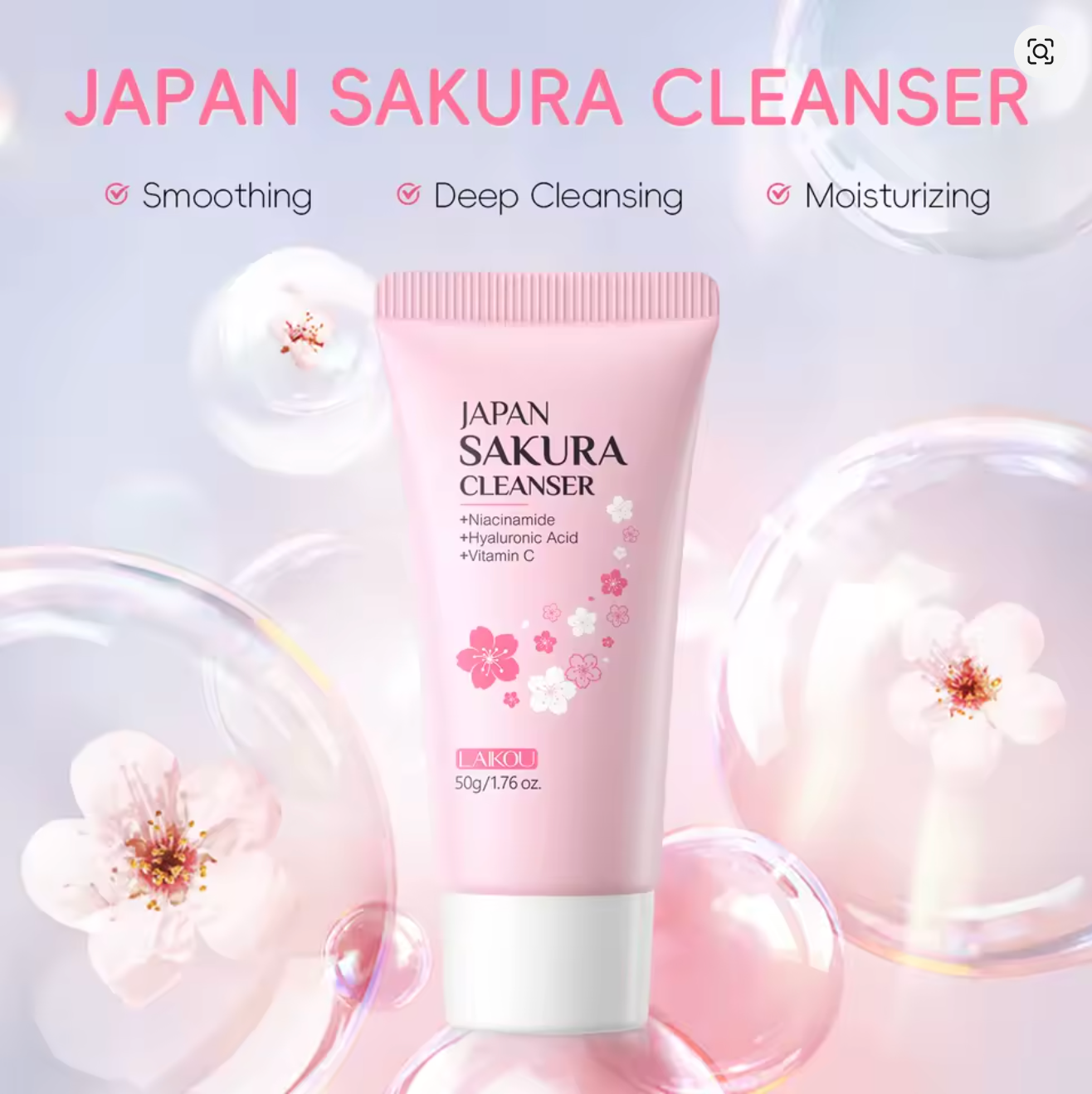LAIKOU Japan Sakura Cleanser