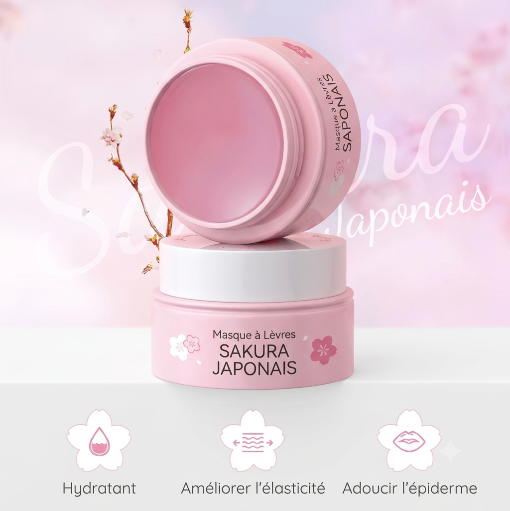 Ensemble de soins LAIKOU Japan Sakura - texture et application du produit
