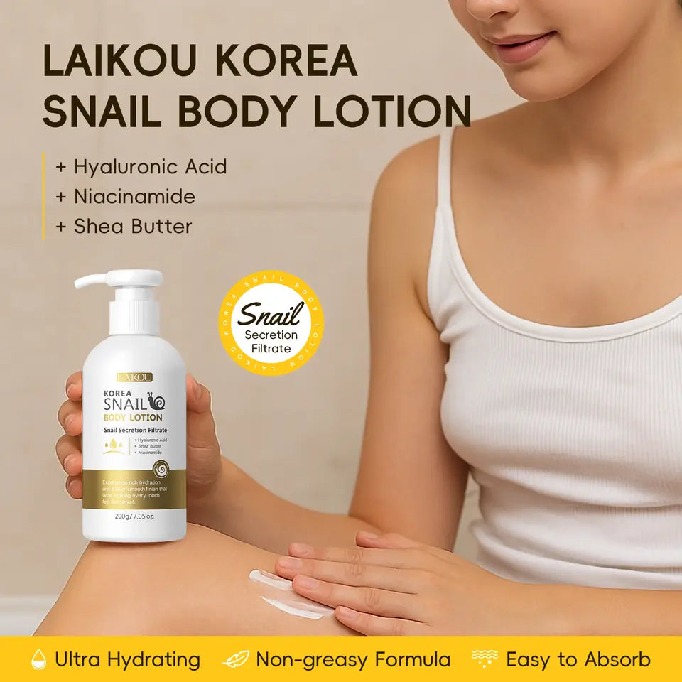 Lotion Corps à l'Escargot LAIKOU 200g