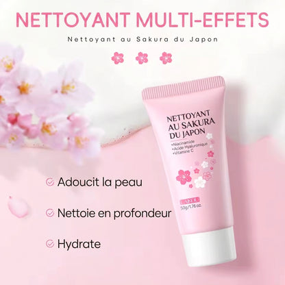 Nettoyant Visage LAIKOU Sakura – Contrôle du Sébum 20 à 150 g