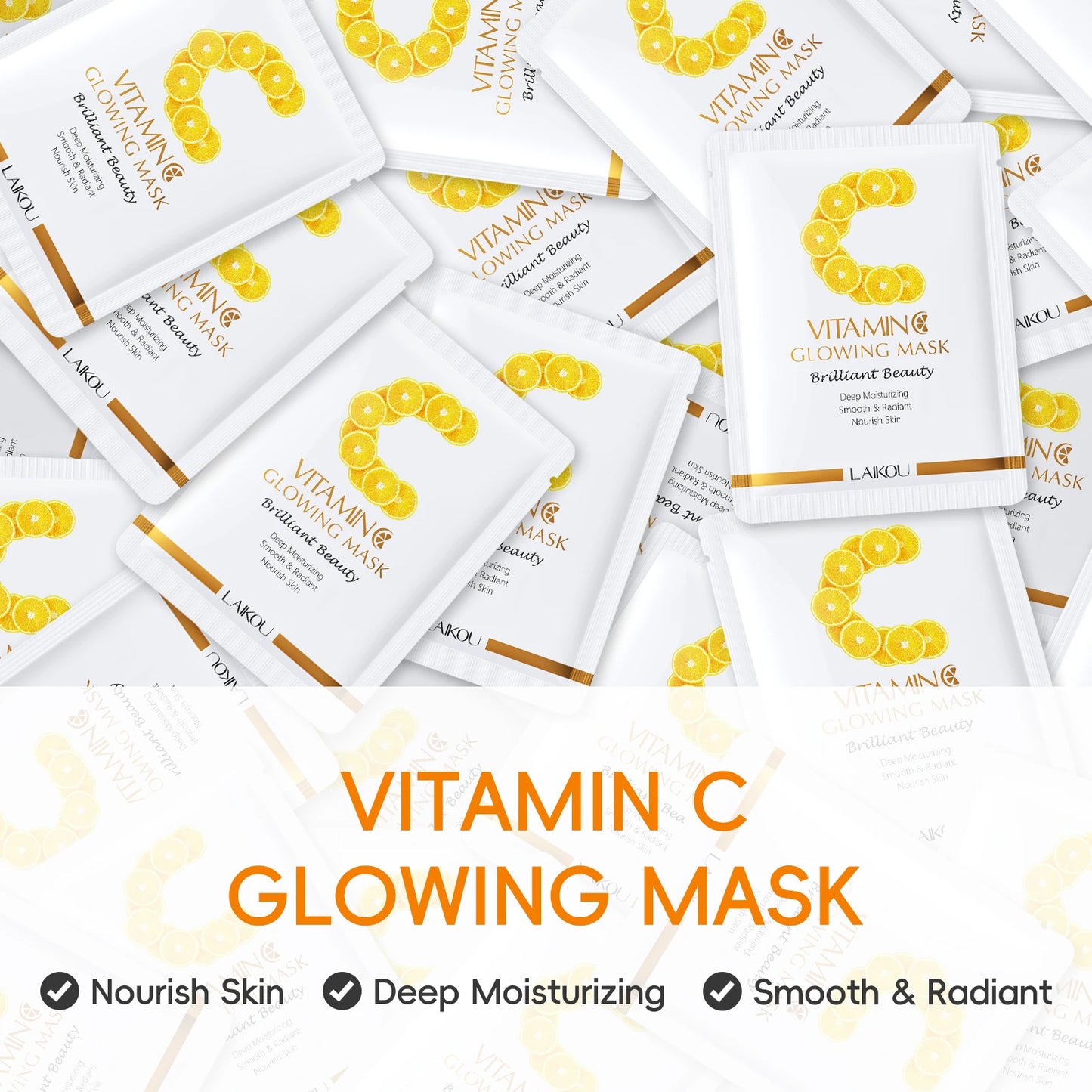 Masque Éclat Vitamine C LAIKOU - texture