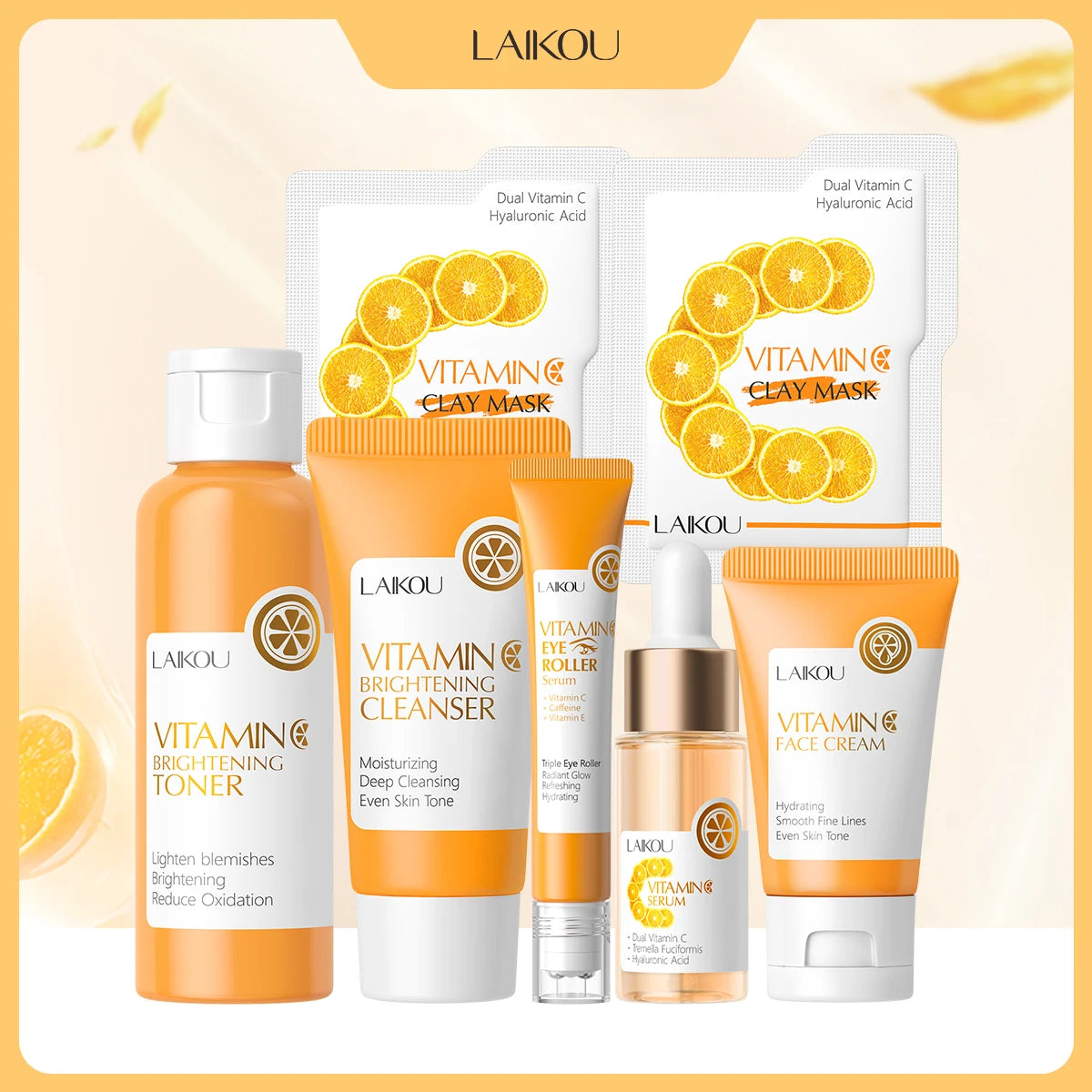 Coffret Vitamine C Visage LAIKOU 6 Pièces