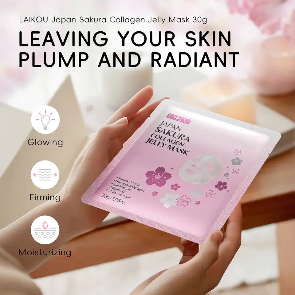 Masque Visage Collagène Vitamine C Niacinamide LAIKOU - visuel 3