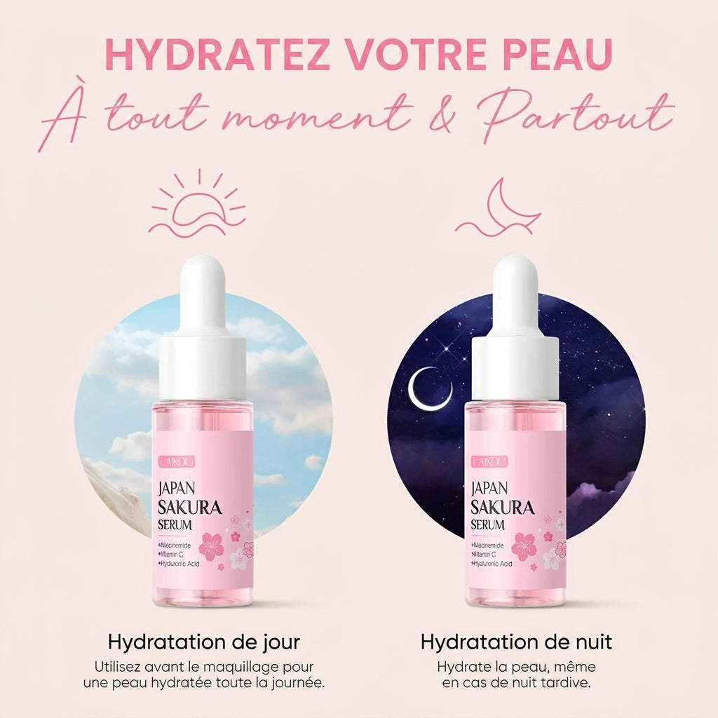 Sérum LAIKOU Sakura 17ml Resserre les Pores