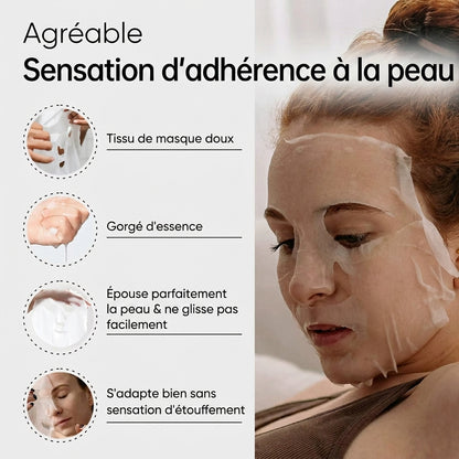 Masque Essence Collagène Escargot LAIKOU 25g x20