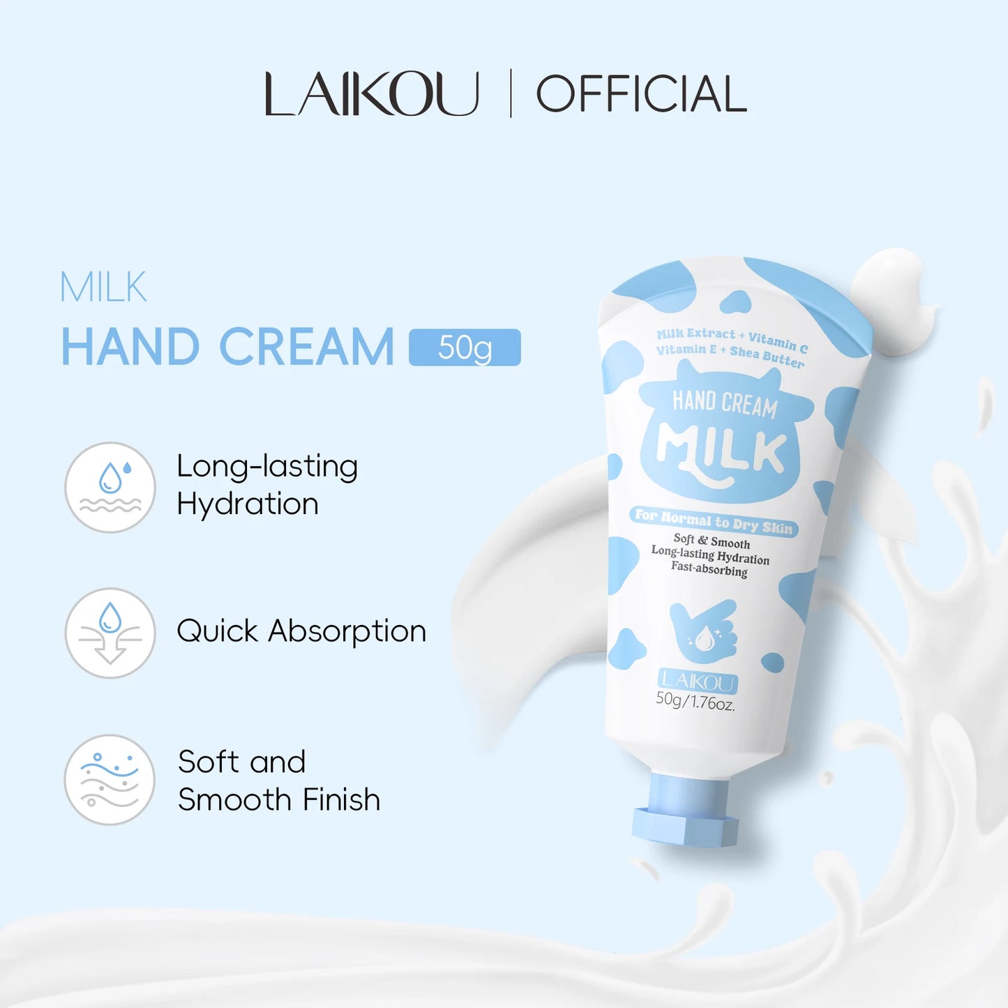 Crème Mains au Lait LAIKOU