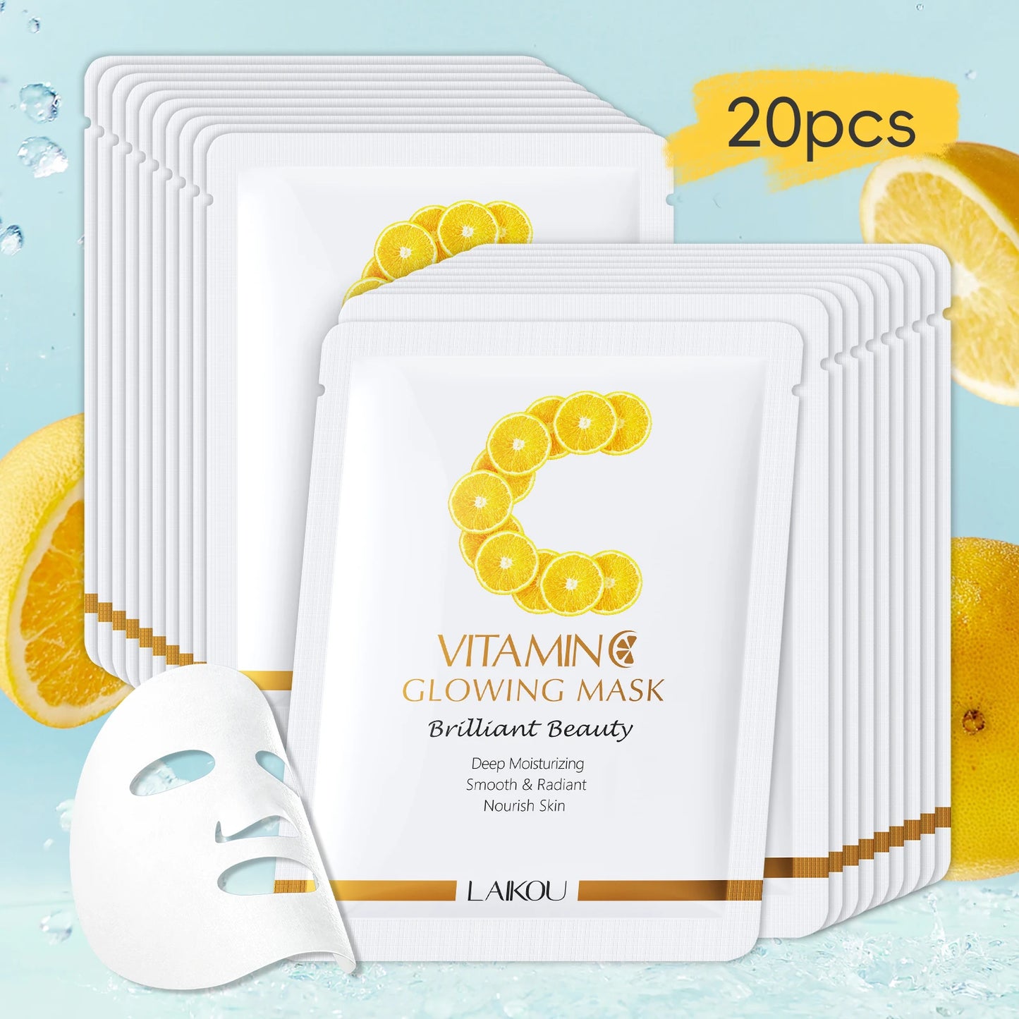 Masque Éclat Vitamine C LAIKOU