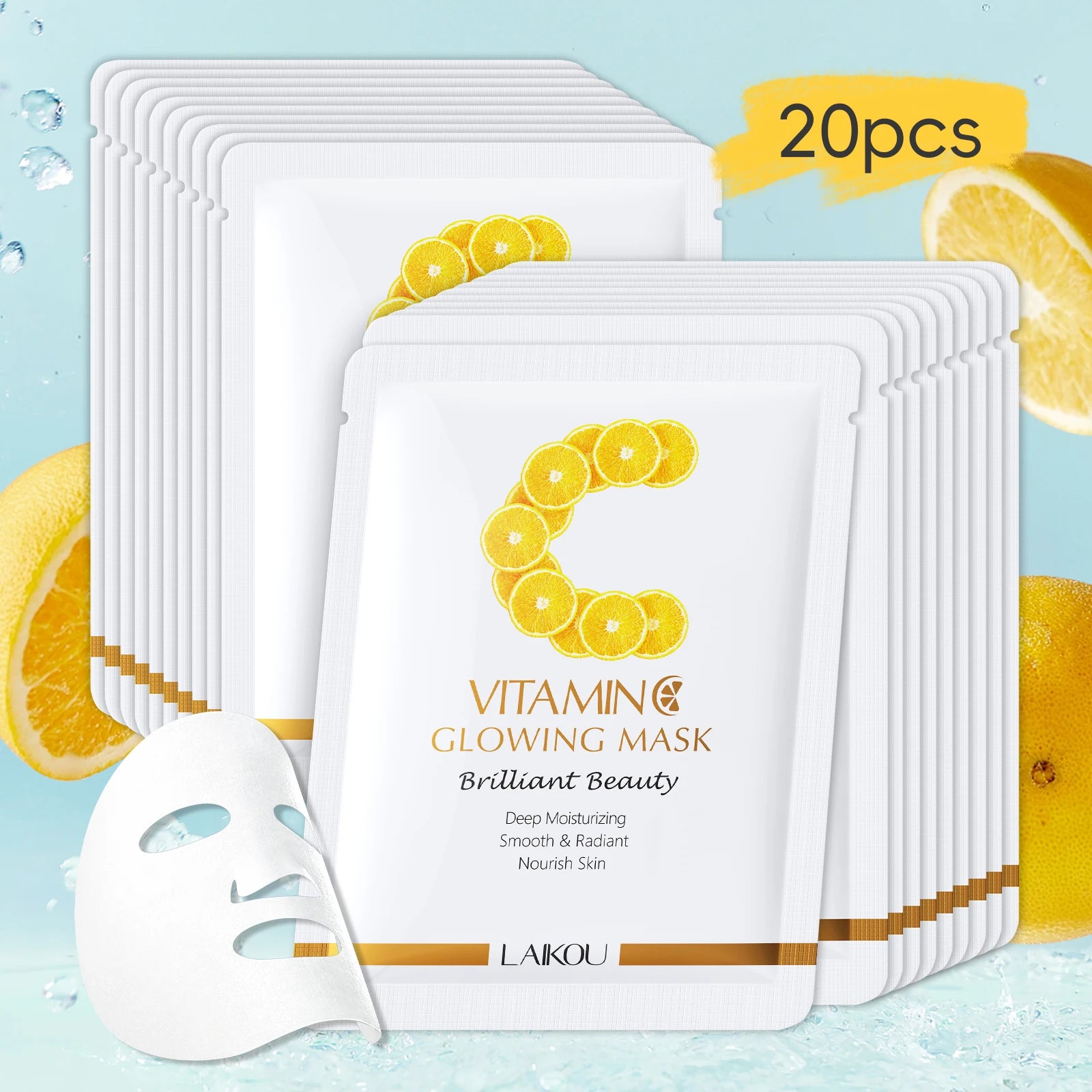 Masque Éclat Vitamine C LAIKOU