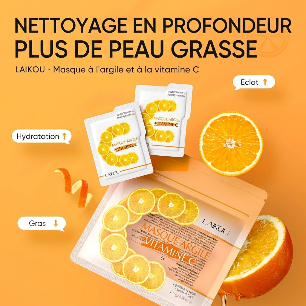 Coffret Vitamine C Visage LAIKOU 6 Pièces