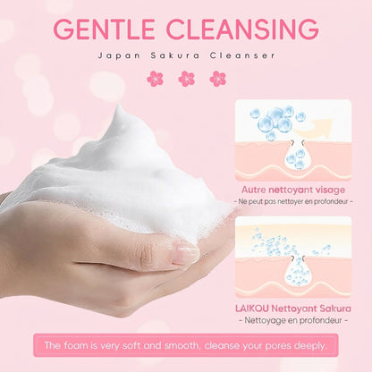 Lot de 2 Nettoyants Visage LAIKOU Sakura 50g