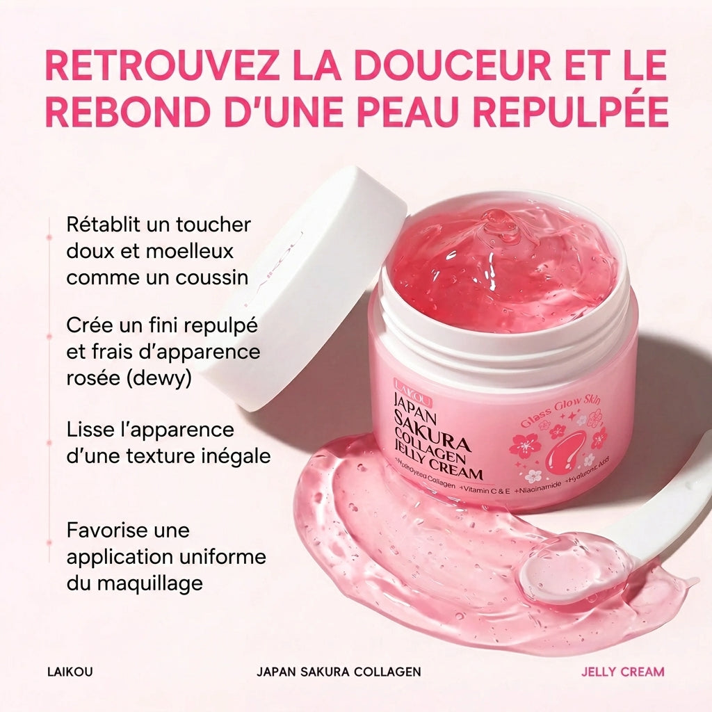 Crème Gelée au Collagène LAIKOU Sakura 100g
