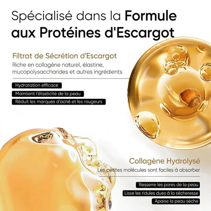 Masque Essence Collagène Escargot LAIKOU 25g x20