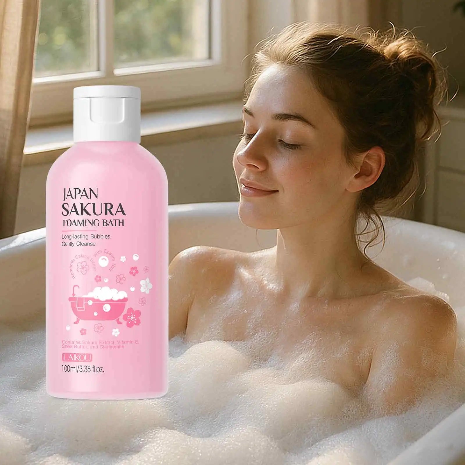 Bain moussant LAIKOU Sakura 100ml
