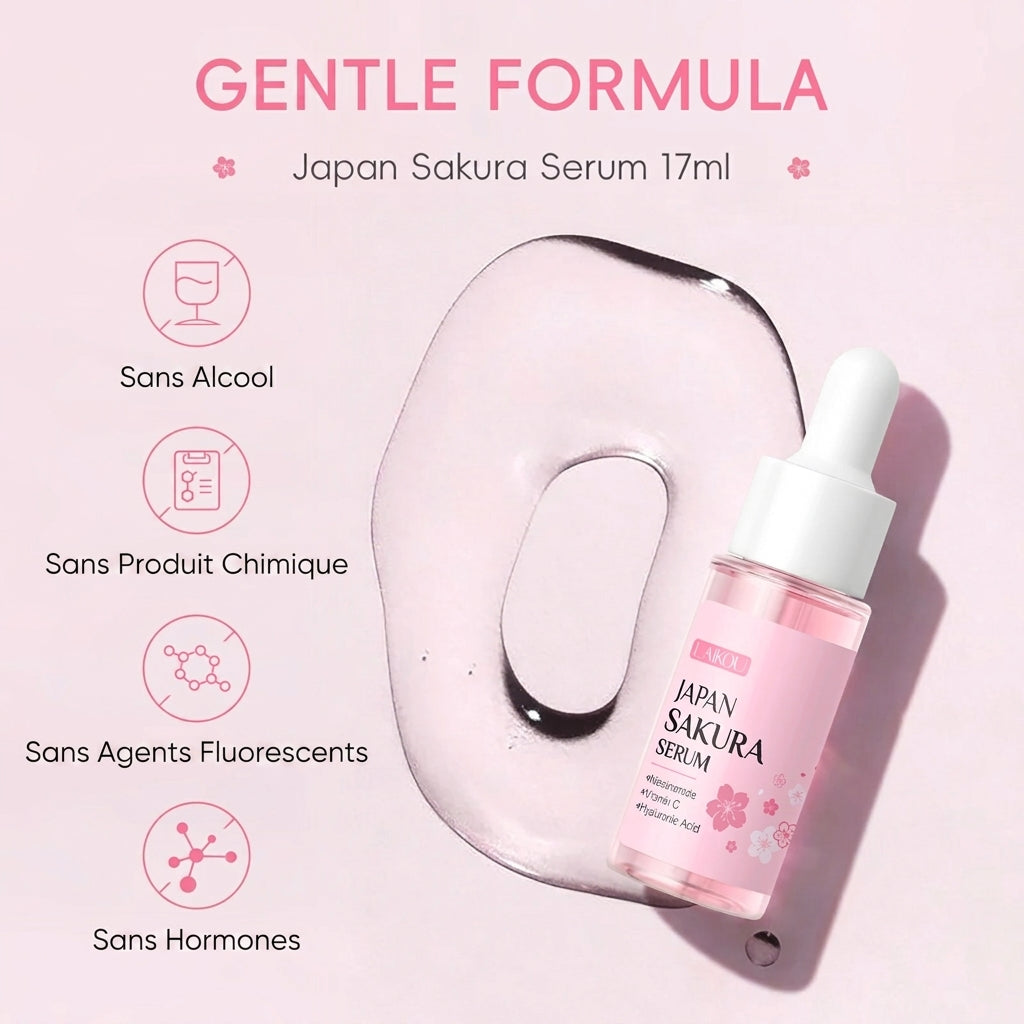 Sérum LAIKOU Sakura 17ml Resserre les Pores