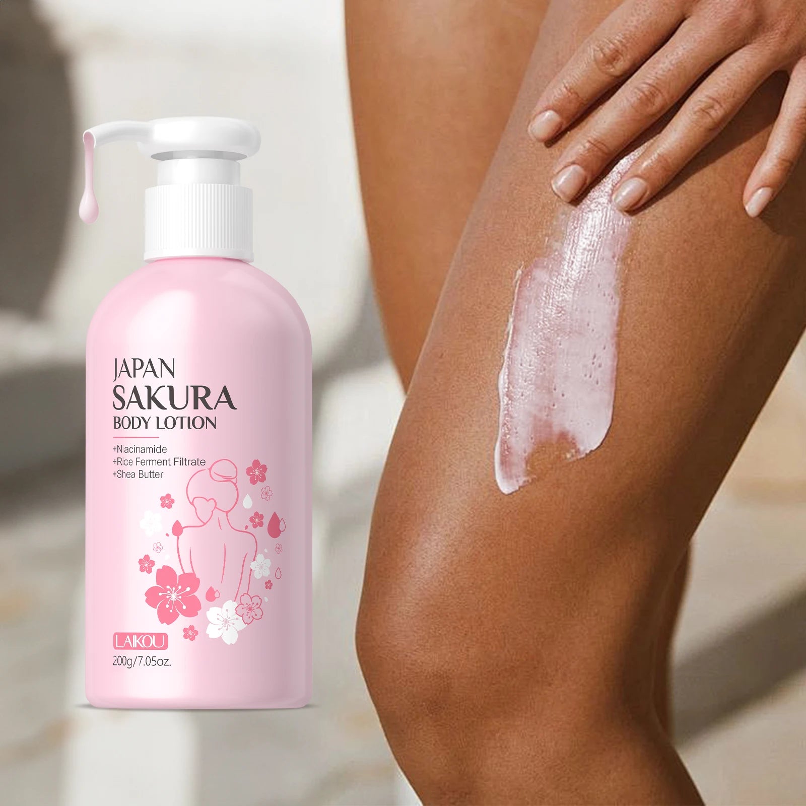 Lotion corps nourrissante LAIKOU Sakura 200g