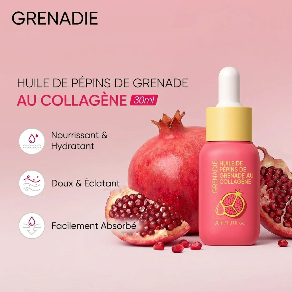Huile Collagène à la Grenade QUIYUM 30ml