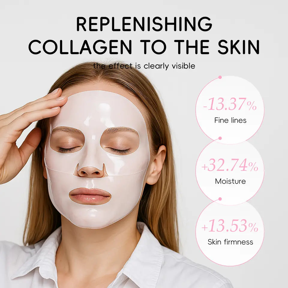 Masque Visage Collagène Vitamine C Niacinamide LAIKOU - visuel 5