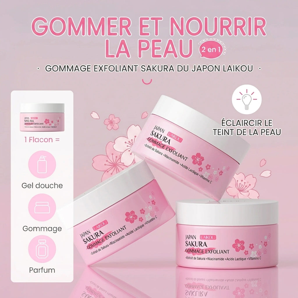 Gommage Exfoliant Visage LAIKOU Sakura 100g