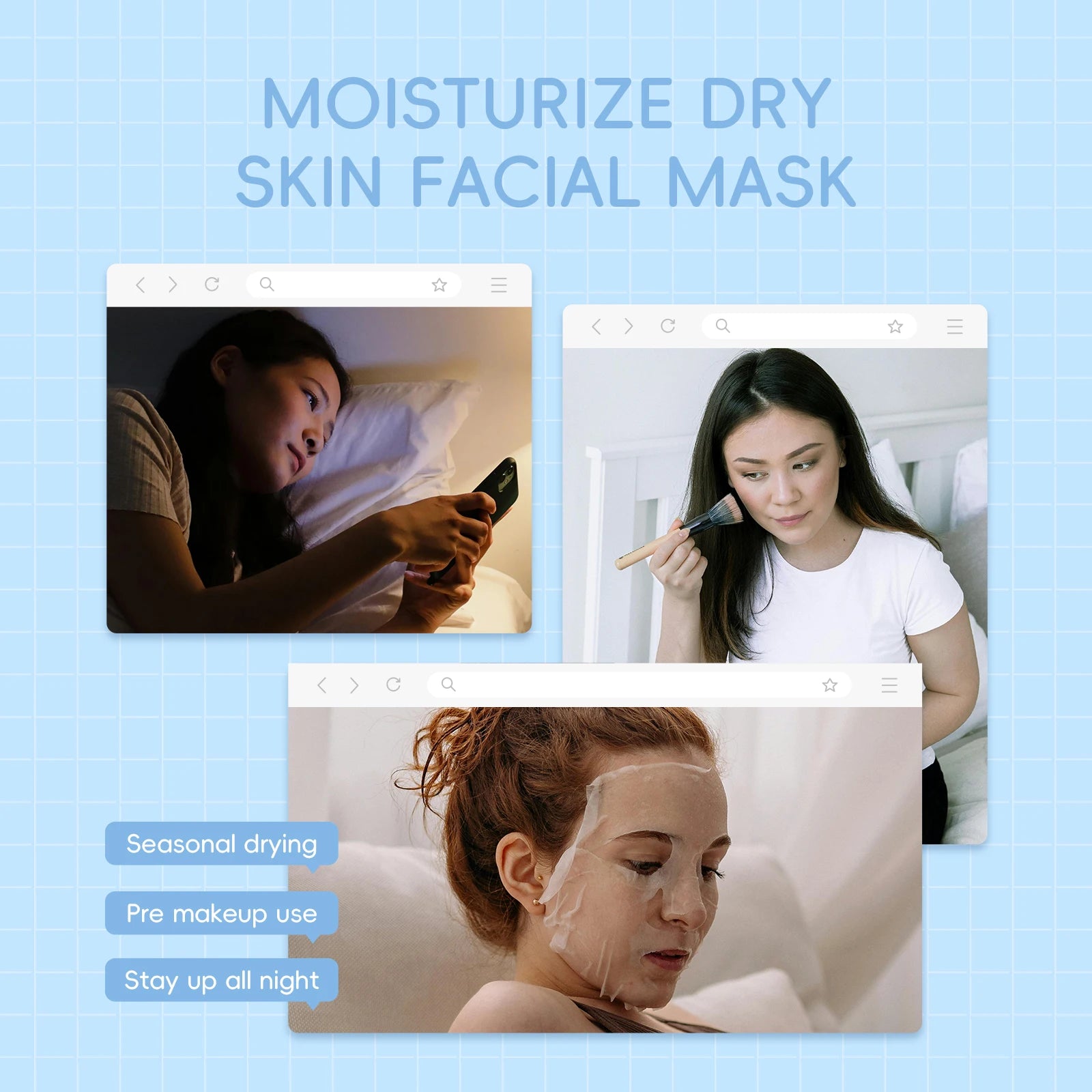 Masque au Lait Soyeux LAIKOU - application