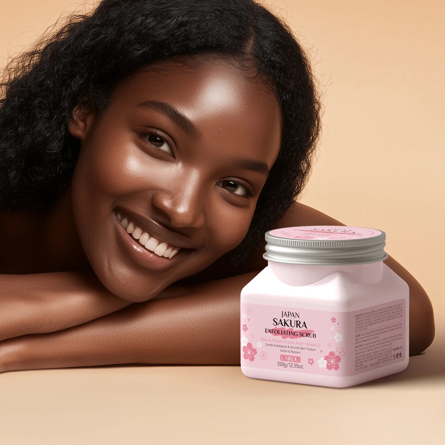Gommage visage doux LAIKOU Sakura 25g