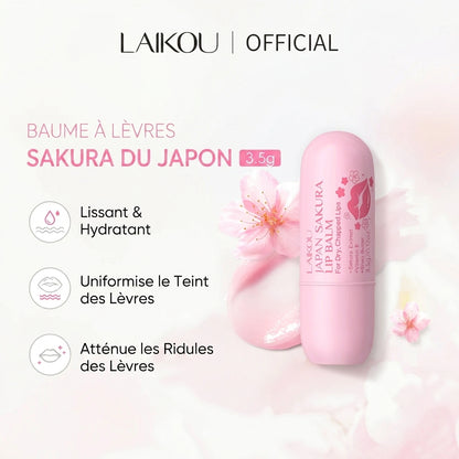 Baume à Lèvres Hydratant LAIKOU Sakura 3,5g