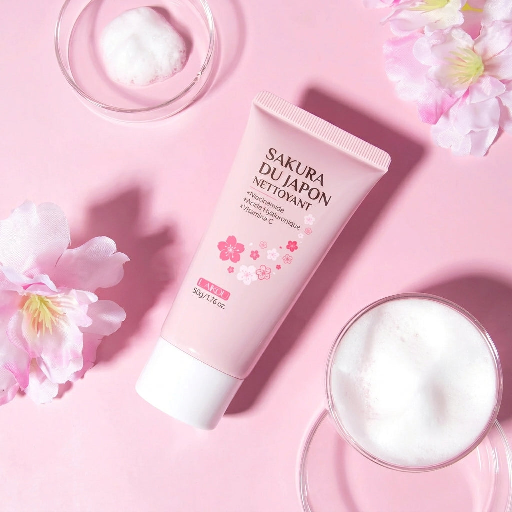 Lot de 2 Nettoyants Visage LAIKOU Sakura 50g