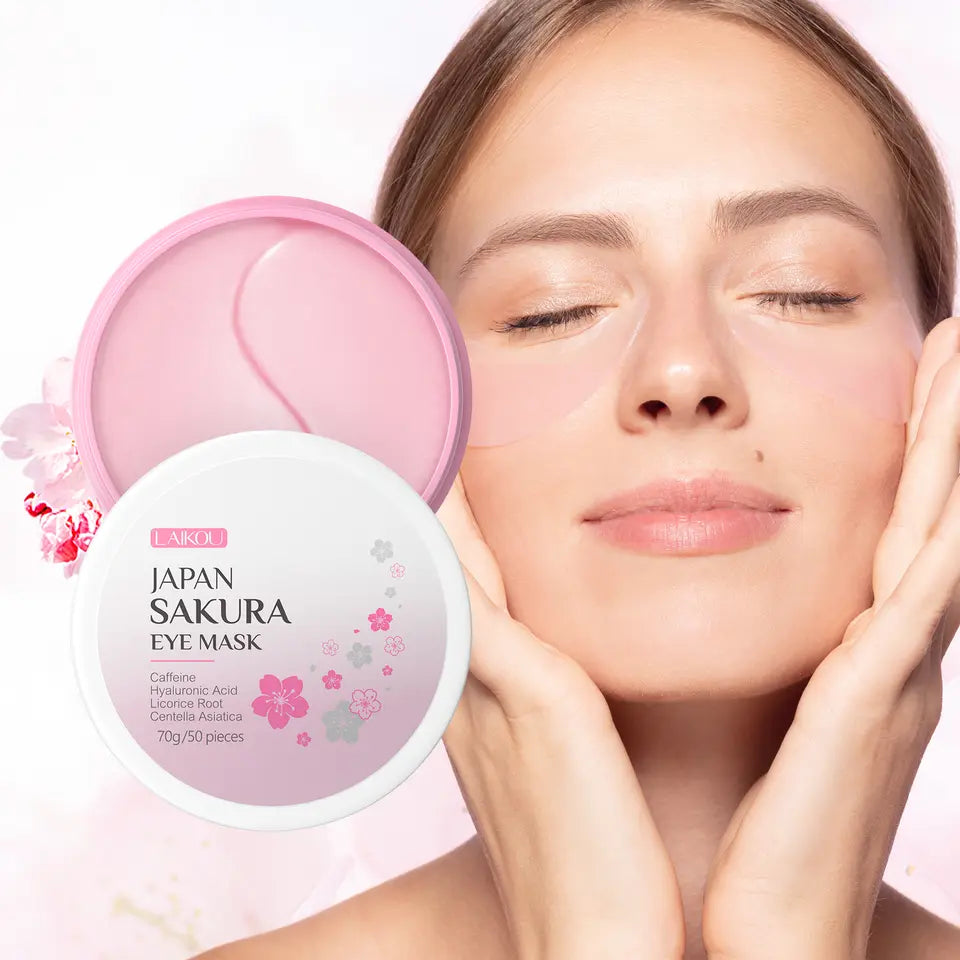 Patchs Contour des Yeux LAIKOU Sakura lot de 50
