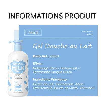 Gel Douche au Lait LAIKOU 400ml