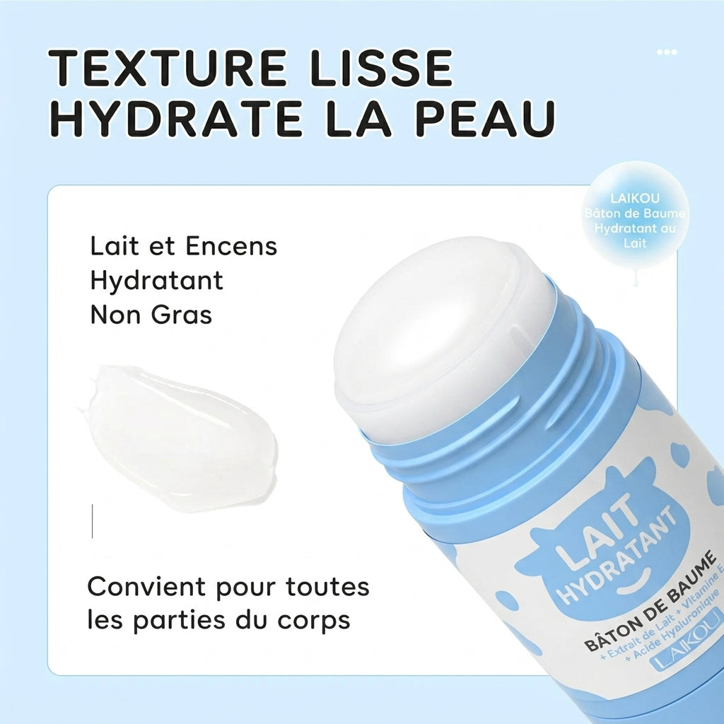 Baume Hydratant Stick Multi-Usage au Lait LAIKOU 40g