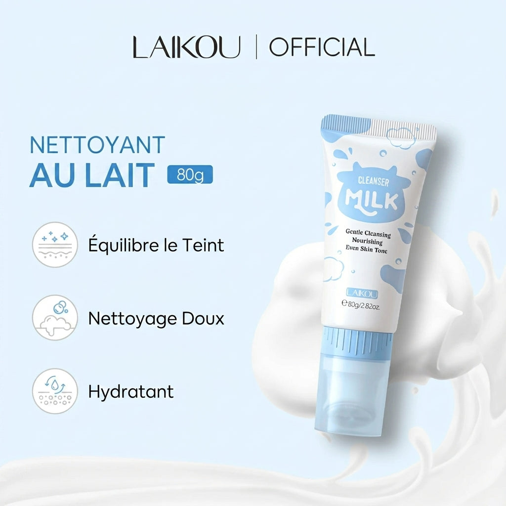 Savon Nettoyant LAIKOU Sakura – 50 g / 80 g / Mousse 120 ml
