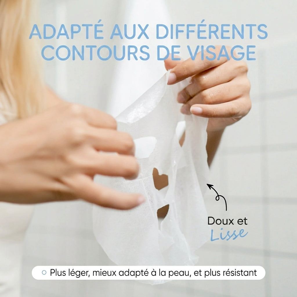 Masque au Lait Soyeux LAIKOU - Lot de 20