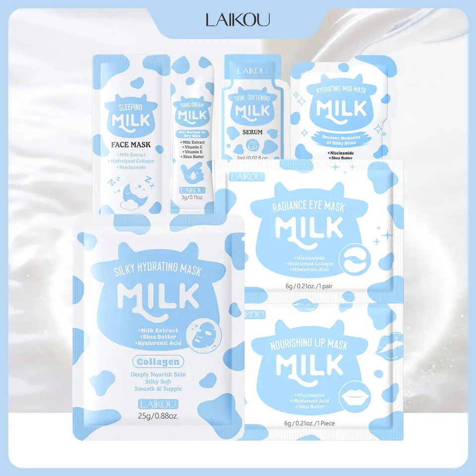 Ensemble de Soins LAIKOU Milk 7 Pièces