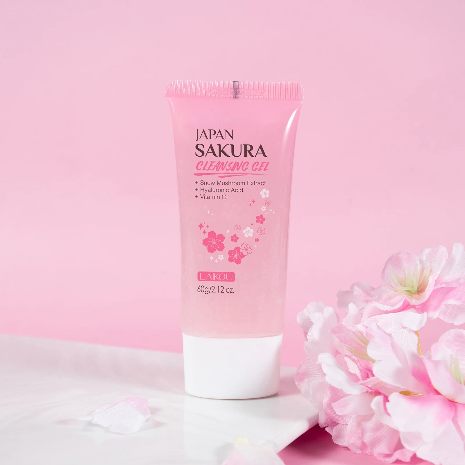 Gel Nettoyant Visage LAIKOU Sakura