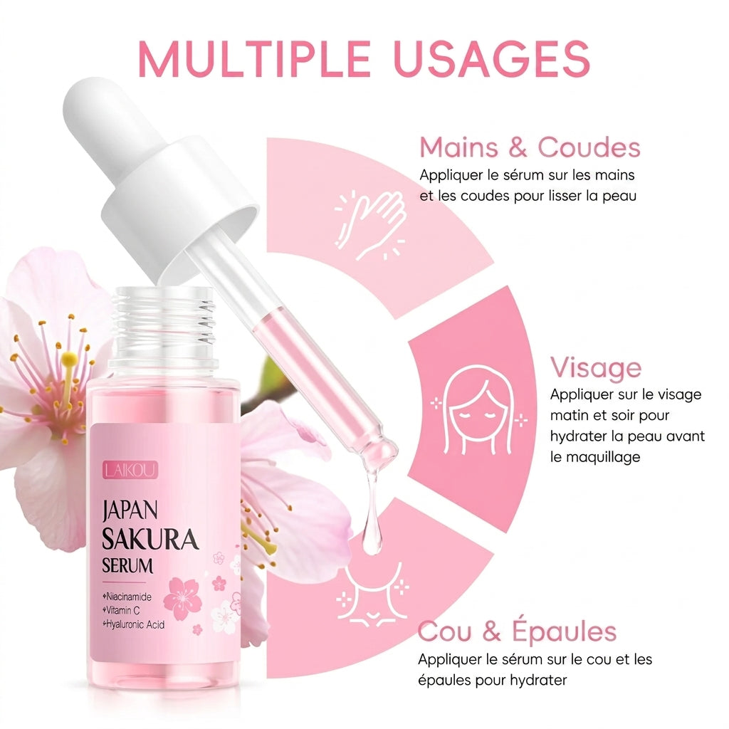 Sérum LAIKOU Sakura 17ml Resserre les Pores