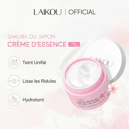 Crème Essence Anti-Rides LAIKOU Sakura – 25 / 50 g