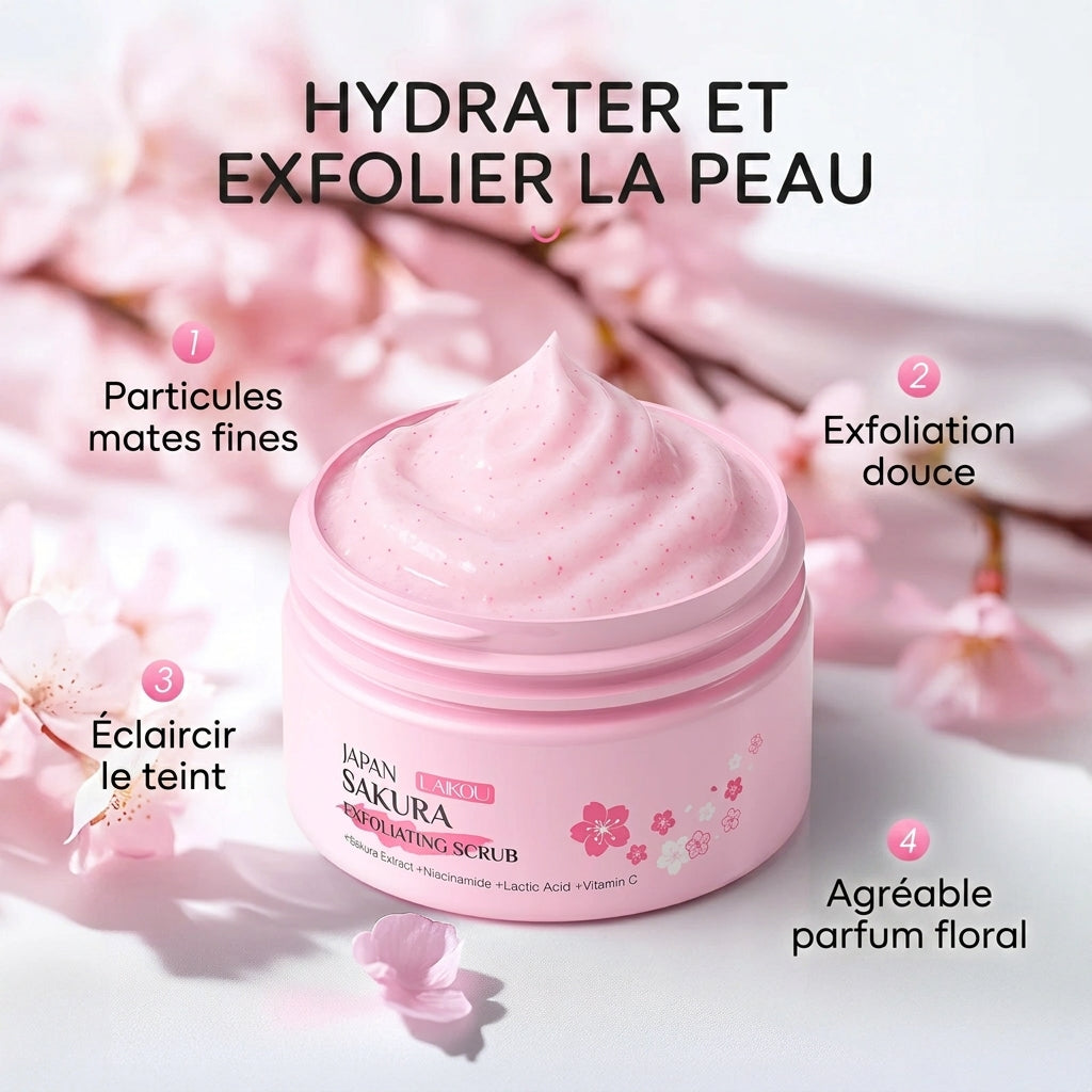 Gommage Exfoliant Visage LAIKOU Sakura 100g