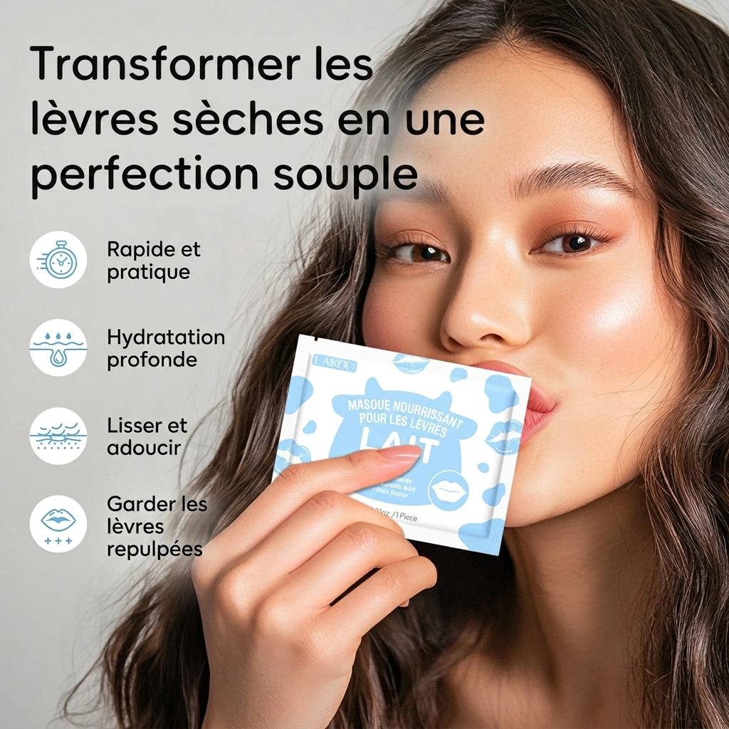 Ensemble de Soins LAIKOU au Lait – 7 Pièces