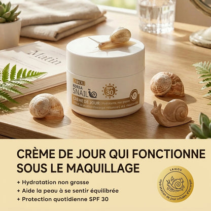 Crème Escargot LAIKOU 30 g – Jour SPF30 / Nuit