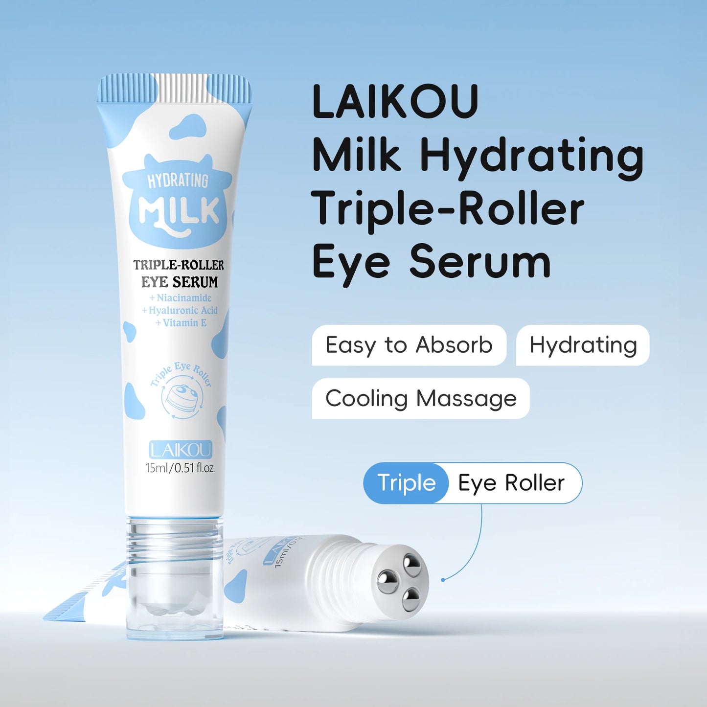 Sérum contour des yeux rollerball LAIKOU 15ml