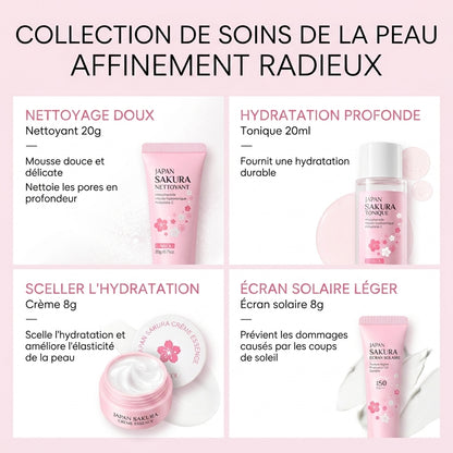 Coffret de Voyage Sakura Japon 4 Pièces Mini