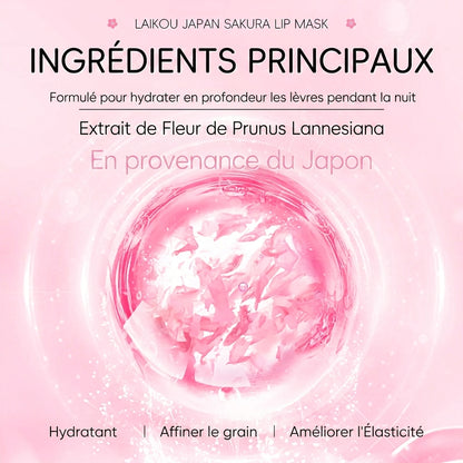 Masque à Lèvres de Nuit LAIKOU Sakura