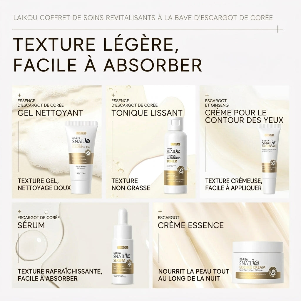 Coffret Escargot & Or 24K LAIKOU