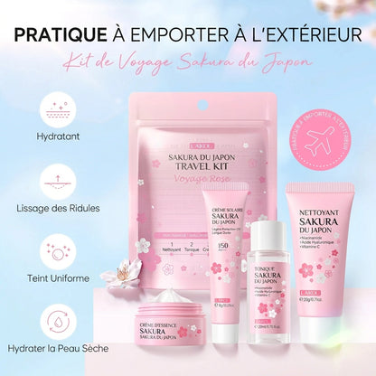 Coffret de Voyage Sakura Japon 4 Pièces Mini
