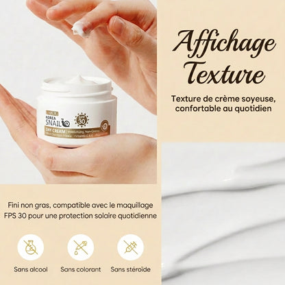 Crème Escargot LAIKOU 30 g – Jour SPF30 / Nuit